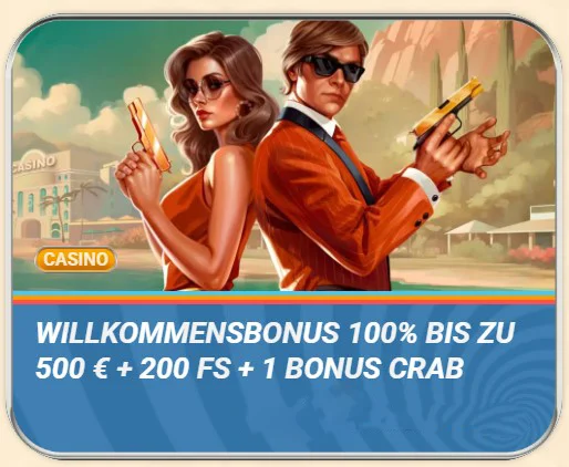 Vegasino Casino banner mobil